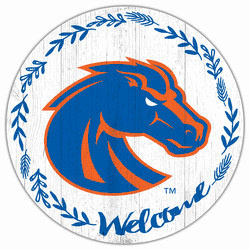 Boise State Broncos Welcome 12in Circle