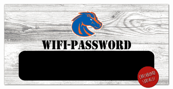 Boise State Broncos Wifi Password 6x12 Sign