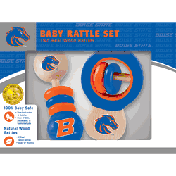 Boise State Broncos Wood Rattle Set
