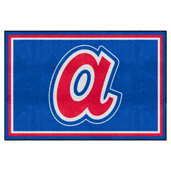 Boston Braves 5ft. x 8 ft. Plush Area Rug - Retro Collection