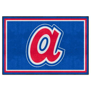 Boston Braves 5ft. x 8 ft. Plush Area Rug - Retro Collection