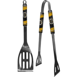 Boston Bruins 2 pc Steel BBQ Tool Set