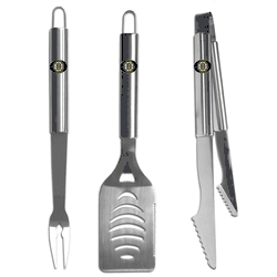 Boston Bruins 3 pc Stainless Steel BBQ Set