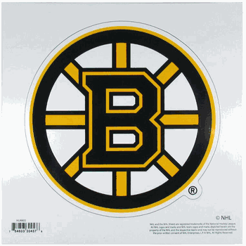 Boston Bruins 8 inch Logo Magnets