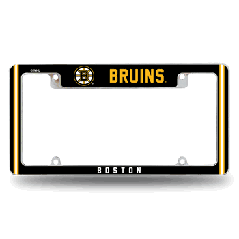 Boston Bruins Alternate Design All Over Chrome Frame