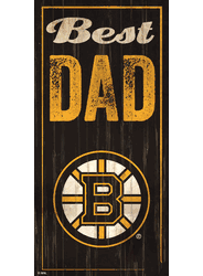 Boston Bruins Best Dad 6x12 Sign