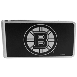 Boston Bruins Black and Steel Money Clip