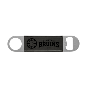 Boston Bruins Black Laser Engraved Bar Blade