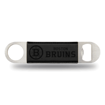 Boston Bruins Black Laser Engraved Bar Blade