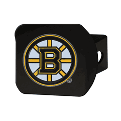 Boston Bruins Black Metal Hitch Cover - 3D Color Emblem