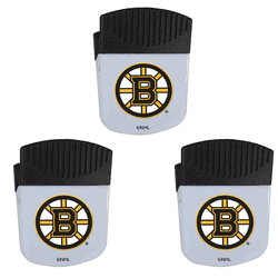 Boston Bruins Chip Clip Magnets, 3pk