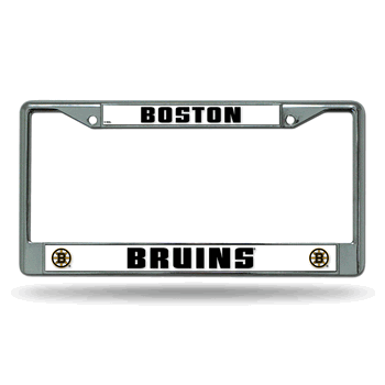 Boston Bruins Standard Chrome Frame with Plastic Inserts 12