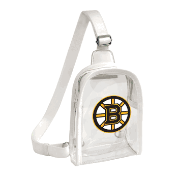 Boston Bruins Clear Mini Sling Stadium Bag