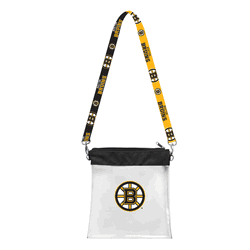 Boston Bruins Clear Pattern Strap Bag