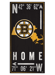 Boston Bruins Coordinate 6x12 Sign