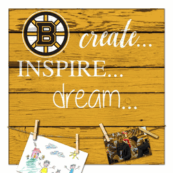 Boston Bruins Create, Inspire, Dream Sign