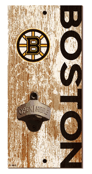 Boston Bruins Distressed Bottle Opener
