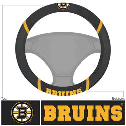 Boston Bruins Embroidered Steering Wheel Cover