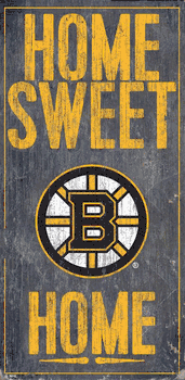 Boston Bruins Home Home Sweet Home 6x12