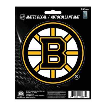 Boston Bruins Matte Decal Sticker