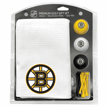 Boston Bruins Microfiber Towel Gift Set - 16 x 40 (White)