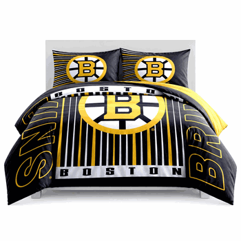 Boston Bruins Momentum Bedding Comforter Set F/Q