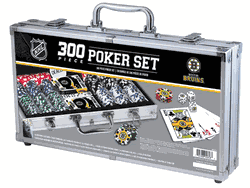 Boston Bruins NHL 300pc Poker Set