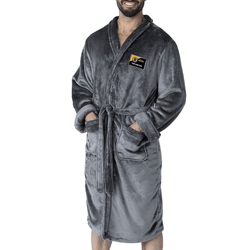 Boston Bruins NHL Charcoal L/XL Personalized Robe