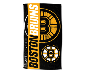Boston Bruins NHL Diamonte Oversized Beach Towel 42x72 inches