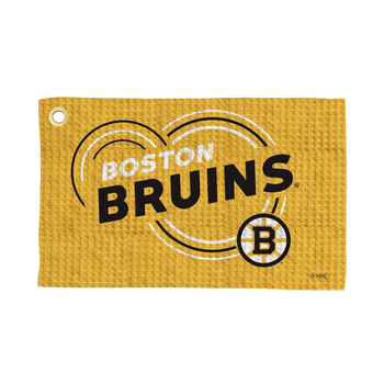 Boston Bruins NHL Droplets Waffle Fan Towel 16x25 inches