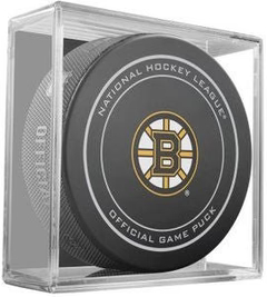 Boston Bruins NHL Hockey Official Game Puck IN CUBE