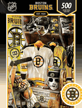Boston Bruins NHL Locker Room 500pc Puzzle