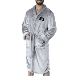 Boston Bruins NHL White Snipe L/XL Silk Touch Robe 26x47 Inches