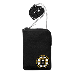 Boston Bruins Pebble Smart Purse Black