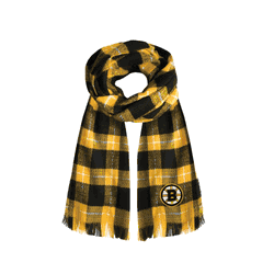 Boston Bruins Plaid Blanket Scarf BL-MGL