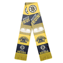 Boston Bruins Scarf Printed Bar Design