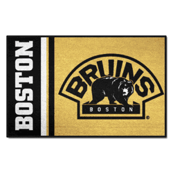Boston Bruins Starter Mat Accent Rug - 19in. x 30in., Uniform Design