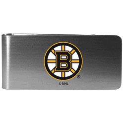 Boston Bruins Steel Money Clip, Logo