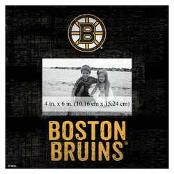 Boston Bruins Team Name 10"x10" Frame  Sign