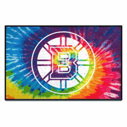 Boston Bruins Tie Dye Starter Mat Accent Rug - 19in. x 30in.