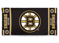 Boston Bruins Towel 30x60 Beach Style