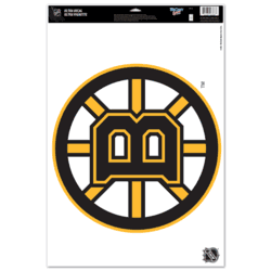 Boston Bruins Ultra Decal 11in x 17in - Logo