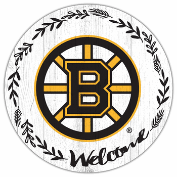 Boston Bruins Welcome 12in Circle