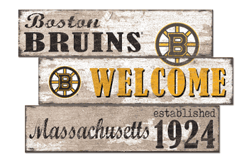 Boston Bruins Welcome 3 Plank