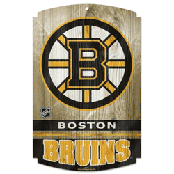 Boston Bruins Wood Sign - 11" x 17"