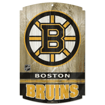 Boston Bruins Wood Sign - 11