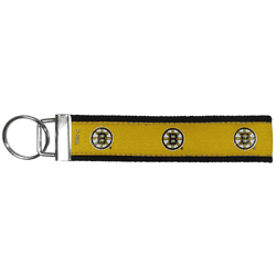 Boston Bruins Woven Wristlet Key Chain