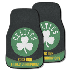 Boston Celtics 2008 NBA Champions Front Carpet Car Mat Set - 2 Pieces