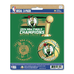 Boston Celtics 2024 Champions 3 Piece Decal Sticker Set