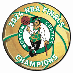 Boston Celtics 2024 Champions Basketball Rug - 27in. Diameter